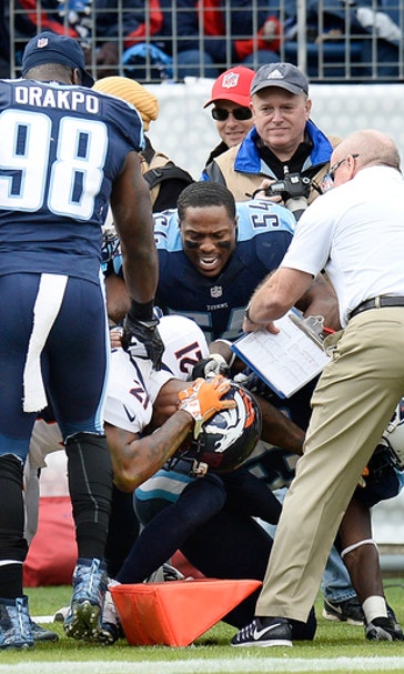 Titans tied atop AFC South after edging Denver Broncos 13-10